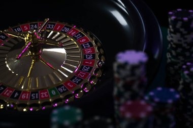 Live roulette studio with dealer and spinning wheel